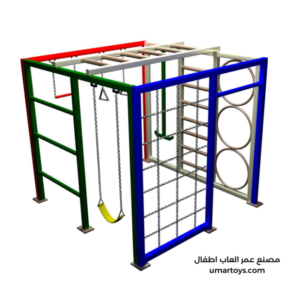 مراجيح مربعة مع التسلق