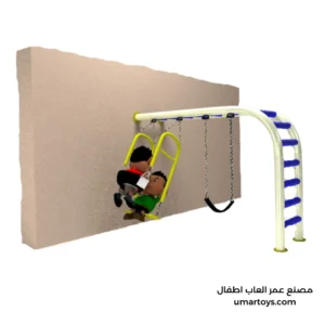 سلم حائط مع أرجوحة الأم والطفل